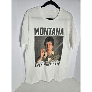 Scarface Tony Montana Always Tell The Truth T-shirt Large L American Classics
